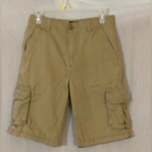 Boys Tan Cargo Shorts
